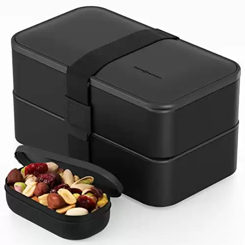 Bentoheaven | Premium Bento Box with Set of Utensil & Chopsticks & Dip Container