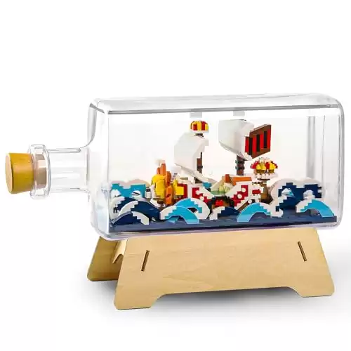 Mini Brick | One Piece Ship in a bottle